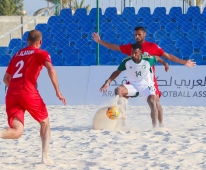 فلسطين والسعودية/ نصف نهائي كأس العرب للكرة الشاطئية 2023