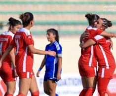 فوز كاسح لفلسطين على الكويت في غرب آسيا للشابات