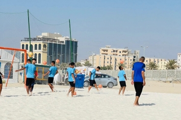 فدائي الشواطئ يخوض مرانه الأخير استعدادا للمباراة المرتقبة أمام مصر