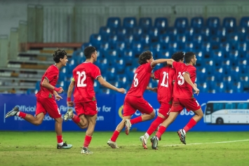 فلسطين في المجموعة الخامسة بتصفيات كأس آسيا تحت 17 عاما