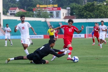 فدائي الشباب يتعثر أمام إيران في افتتاح مشواره بتصفيات كأس آسيا