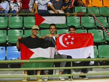 لقاء الفدائي امام سنغافورة  ضمن تصفيات آسيا المؤهلة إلى كأس العالم 2022 وكأس آسيا 2023