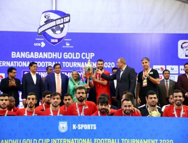 منتخبنا الوطني ينجح في الإحتفاظ بلقب الكأس الذهبية في بنغلاديش