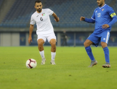 لقاء منتخبنا الفدائي مع شقيقه الكويتي ودياً