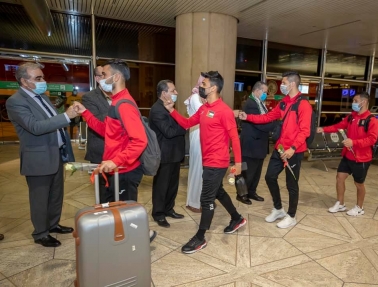 بعثة الفدائي تصل العاصمة السعودية الرياض