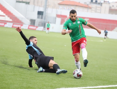 التعادل يحسم لقاء الأمعري وطوباس في الأسبوع 11 من دوري المحترفين