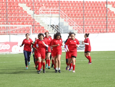 منتخبنا الوطني للواعدات يختتم معسكره التدريبي قبل إلى السفر إلى لبنان للمشاركة في بطولة غرب آسيا الأولى للواعدات