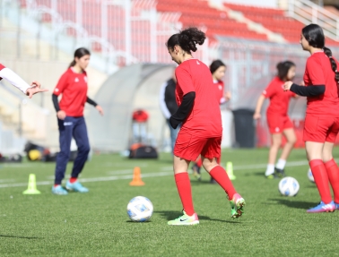 منتخبنا الوطني للواعدات يختتم معسكره التدريبي قبل إلى السفر إلى لبنان للمشاركة في بطولة غرب آسيا الأولى للواعدات