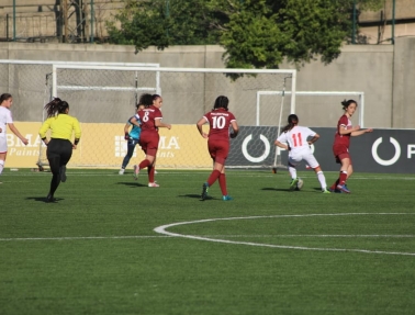 واعدات فلسطين يحققن فوزا ثمينا على لبنان B ضمن بطولة اتحاد غرب آسيا الأولى للواعدات