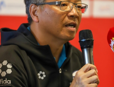 قبل مواجهة نيبال غدا..  خنوف تؤكد عزم منتخبنا الوطني للشابات على حجز بطاقة التأهل الآسيوية