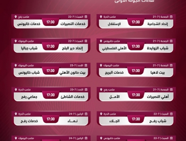 كأس فلسطين في المحافظات الجنوبية تنطلق الجمعة