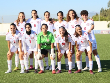 سيدات فلسطين يتعثرن&nbsp;أمام نظيراتهن&nbsp;اللبنانيات وديا