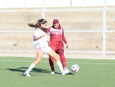 سيدات فلسطين يتعثرن&nbsp;أمام نظيراتهن&nbsp;اللبنانيات وديا