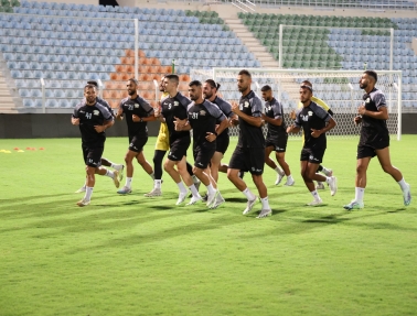 تدريبات المنتخب الوطني في عمان