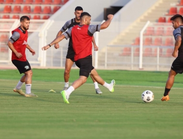 (صور)- المحترفون يكملون صفوف المنتخب الوطني قبل مواجهة عُمان غدا