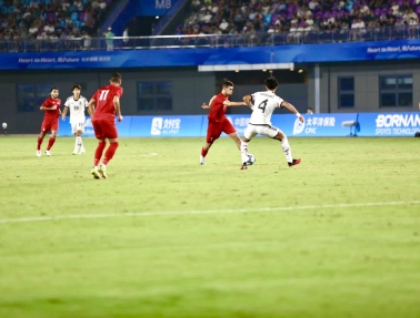 (صور)- منتخبنا الوطني الأولمبي يتأهل لدور الستة عشر من الآسياد