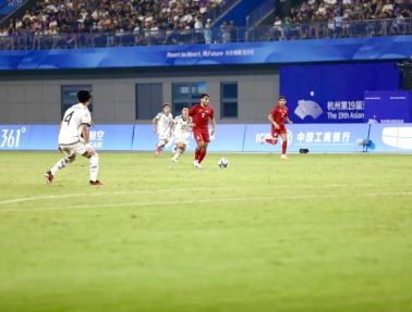 (صور)- منتخبنا الوطني الأولمبي يتأهل لدور الستة عشر من الآسياد