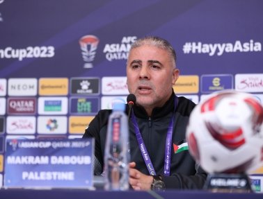 دبوب: مباراتنا أمام إيران صعبة وطموحنا هو تحقيق الفوز الأول لفلسطين والتأهل للدور الثاني