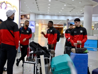 بعثة الفدائي تصل الكويت لمقابلة بنغلاديش&nbsp;