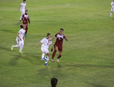 بالصور- الفدائيات يكررن انتصارهن على سيدات البحرين ودياً