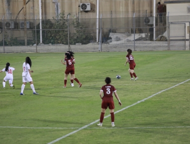 بالصور- الفدائيات يكررن انتصارهن على سيدات البحرين ودياً