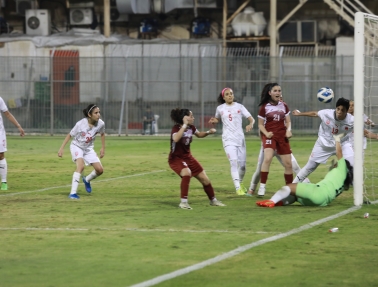 بالصور- الفدائيات يكررن انتصارهن على سيدات البحرين ودياً