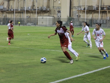 بالصور- الفدائيات يكررن انتصارهن على سيدات البحرين ودياً