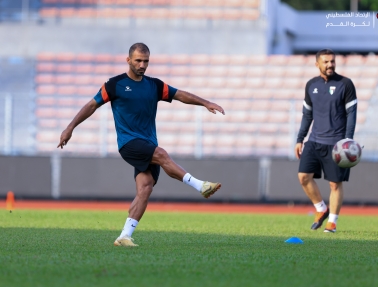 منتخبنا الوطني يواصل تدريباته في معسكر ماليزيا