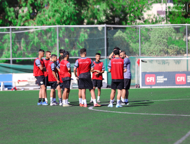 بالصور - بطولة غرب آسيا.. فدائي الناشئين ينهي استعداداته لمواجهة البحرين 