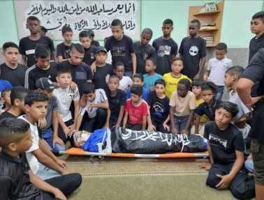 استشهاد لاعب مركز طولكرم مجدي سالم جراء قصف الاحتلال على المخيم