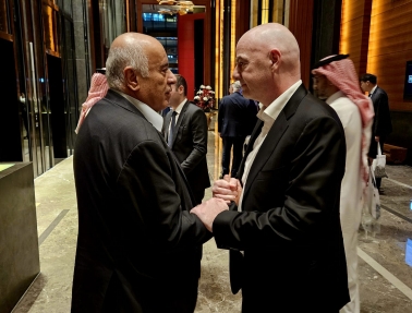 على هامش مؤتمر الاتحاد الآسيوي لرؤساء والأمناء العامين للاتحادات..&nbsp;الرجوب يلتقي عددا من الشخصيات الرياضية الدولية