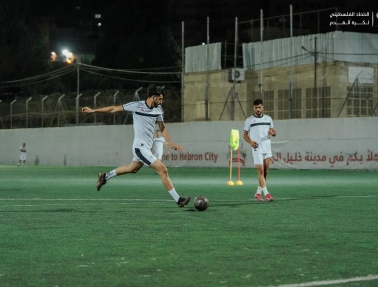 الفدائي الأولمبي يواصل معسكره التدريبي في الخليل استعداداً لتصفيات كأس آسيا