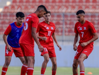 فدائي الناشئين يواصل استعداداته للتصفيات الآسيوية وينهي معسكره في رام الله غداً  