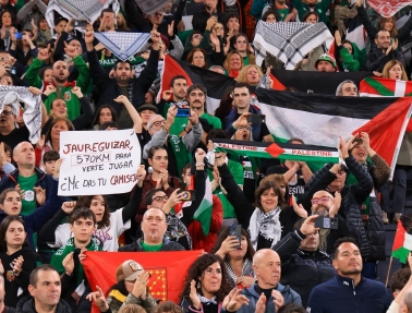 المباراة التاريخية لفلسطين مع منتخب الباسك