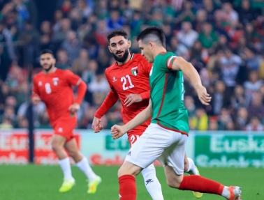 المباراة التاريخية لفلسطين مع منتخب الباسك