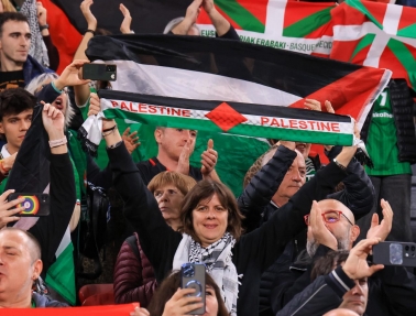 المباراة التاريخية لفلسطين مع منتخب الباسك