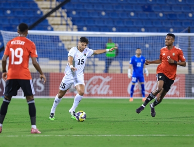 مباراة فلسطين وليبيا في ملحق كأس العرب