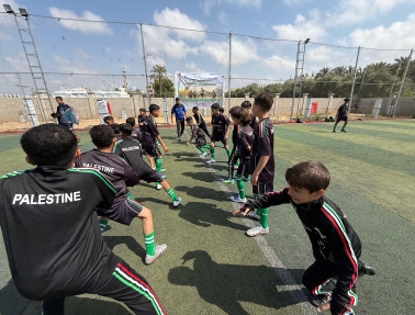 اتحاد الكرة يفتتح مركز براعم العنقاء في المنطقة الوسطى&nbsp;