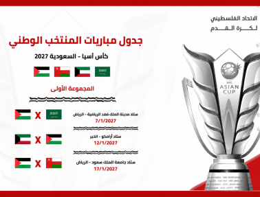 جدول مباريات "الفدائي" في كأس آسيا 2027