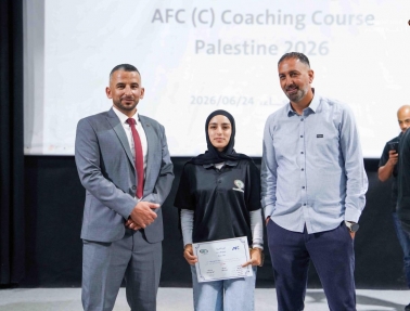 اتحاد الكرة وجامعة القدس يختتمان دورة المدربين الآسيوية للمستوى الثالث
