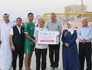 الصداقة يتوج بكأس البطولة السابعة لكرة القدم الشاطئية&nbsp;بفوزه على نماء