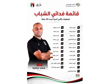 قائمة المنتخب الوطني للشباب في تصفيات آسيا 