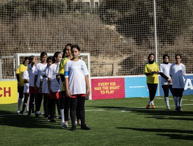 بدء تشغيل ملعبين جديدين في مراح رباح وقوصين ضمن مبادرة FIFA Arena