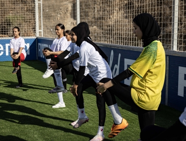 بدء تشغيل ملعبين جديدين في مراح رباح وقوصين ضمن مبادرة FIFA Arena