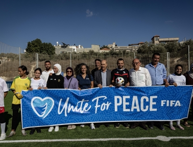 بدء تشغيل ملعبين جديدين في مراح رباح وقوصين ضمن مبادرة FIFA Arena