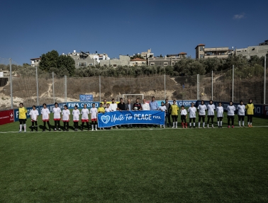 بدء تشغيل ملعبين جديدين في مراح رباح وقوصين ضمن مبادرة FIFA Arena