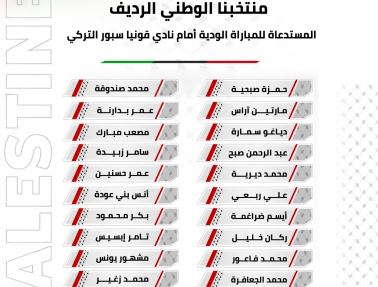 قائمة منتخبنا الوطني الرديف لمواجهة قونيا سبور