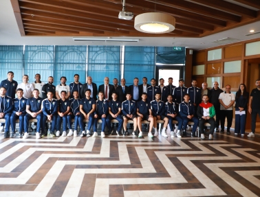 الرجوب للاعبي المنتخب الوطني&nbsp;الرديف في قونيا: أنتم سفراء لقضية مقدسة