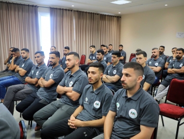 اتحاد الكرة والجامعة العربية الأمريكية يفتتحان دورة المستوى الثالث
