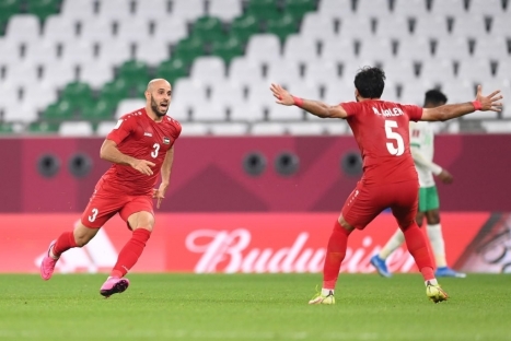 التعادل الإيجابي بهدف لمثله بين الفدائي والأخضر السعودي في بطولة كأس العرب